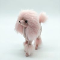 【hot】❁☊♛ 4 Inch Pink Figure Dog Crafts Decoration Room