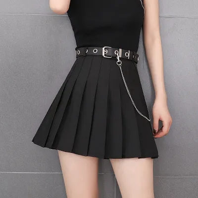 ขายดีที่สุด ioztt2023 -  Preppy-Jupe Plissée À Carreaux Pour Femmes Taille Haute À La Mode Tenue D 39; Étudiant Chic Uniformes Harajupes De Danse Pour Filles