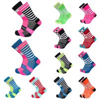 【hot】◊ﺴ✲  New Dot Cycling Socks Top Brand Sport Breathable Outdoor Racing