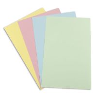 กระดาษการ์ดสี A4 150แกรม (แพ็ค50แผ่น) คละสี กระดาษสี US.Station