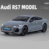 1:24รถ Audi Rs7คูเป้รถโลหะผสมโมเดลรถเหล็กหล่อ Amp; ของเล่นยานพาหนะโมเดลรถของเล่นโลหะแบบจำลองสูงชุดไฟเสียงสำหรับเด็ก