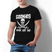 Goonies Never Say Die T Shirt Cult Film Man Tshirt Printed Cotton Tee Shirt