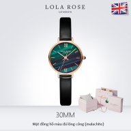 Đồng hồ nữ cao cấp đồng hồ Lola Rose dây da mặt tròn 30m đá bảo thạch malachite máy nhập khẩu từ Nhật phù hợp cô nàng cá tính FULL BOX tặng vòng tay bảo thạch bảo hành 2 năm LR2032BOX đồng hồ nữ thumbnail