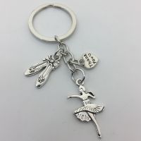 Metal Keychain I Ballet Shoe Dancer Chains Souvenir Gifts Jewelry