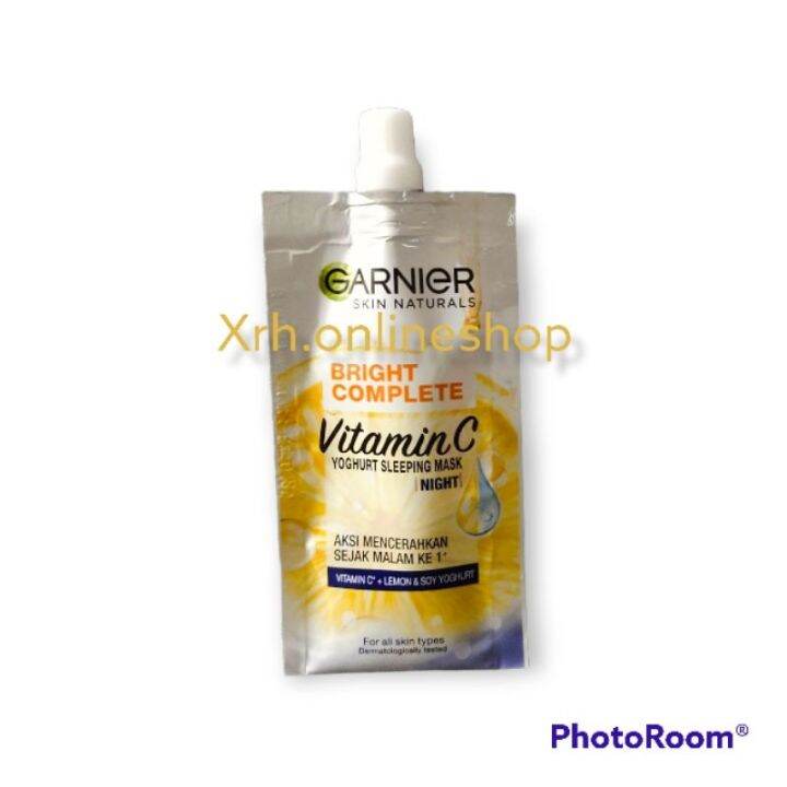 GARNIER BRIGHT COMPLETE YOGHURT SLEEPING MASK 7ml Lazada PH