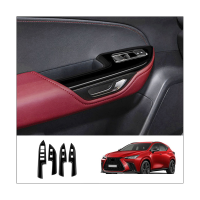 Car Door Armrest Window Glass Lift Button Frame Door Bowl Cover Trim for NX260 NX350H 2022+ RHD