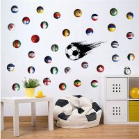 Vivid Diy new flag football wall sticker living room bedroom wall decoration modern art mural kids room decoration