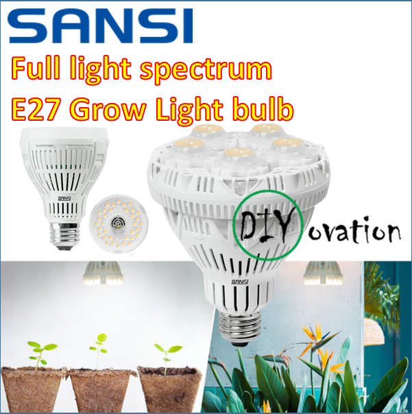 [SANSI] E27 LED Grow LED bulb/ Full Light Spectrum/ Plant Growing Light