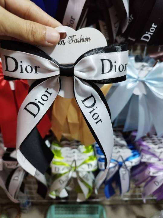 ตา168ช้อป-โบว์dior-ริบบิ้นมัดผม-โบว์น่ารักๆ-พร้อมส่งจากไทย