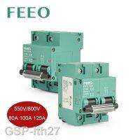 2023ยอดนิยม♀FEEO 80A โซลาร์เซลล์เบรกเกอร์2P 550V/800V 125A ระบบ MCB สำหรับระบบ PV