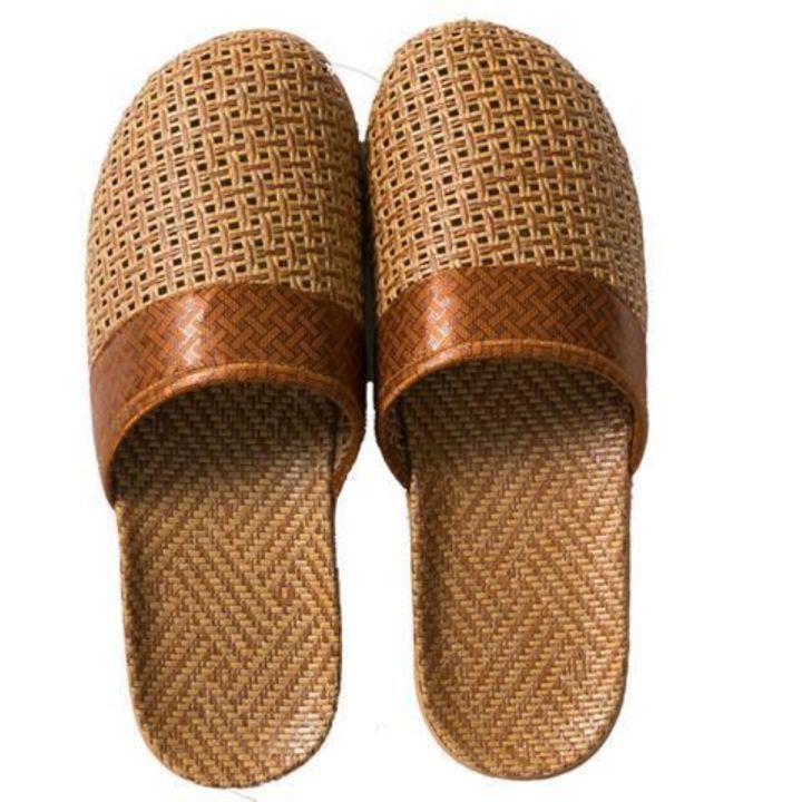 2023-new-fashion-version-linen-slippers-womens-home-use-rattan-grass-woven-office-non-slip-floor-straw-mat-baotou-sandals-and-slippers-mens-summer