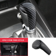 Carbon Fiber Car Gear Head Shift Knob Cover Trim Sticker for Mazda 2 3 6
