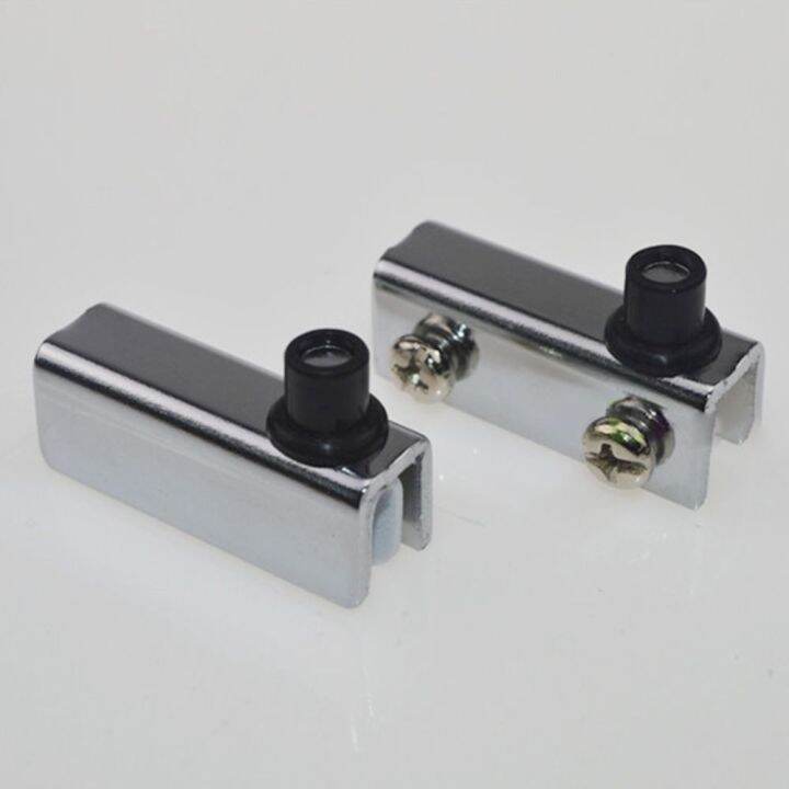 DETFRG 2pair Shaft Hinge Glass Door Hinges Flushfitting No Drilling
