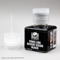 SKULL COLOR PANEL LINE ACCENT COLOR BLACK พู่กันตัดเส้นชนิดอีนาเมลสีดำ