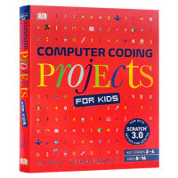 Programming is really fun new English version of the original computer coding projects for kids DK childrens computer coding project guide from binary code to build game programming guide English version