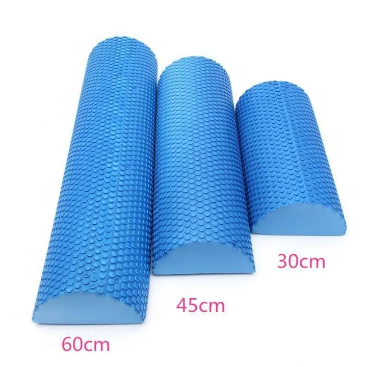 PEXELS Half Round EVA foam Yoga Roller Fitness Gym Exercise Massage Float(30/45/60cm)