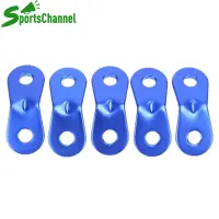 [Ready Stock] 5pcs Quick Knot Anti Slip Aluminum Alloy Tent Wind Rope Buckle Accessory