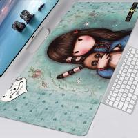 Santoro Gorjuss XL 30X80 Mousepad Kawaii Gaming Accessories Non-slip Mouse Pad XXL Mausepad Keyboard Mat  Alfombrilla Raton