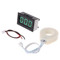 WER DC 5-120V 100A Digital Voltmeter Current Voltage Amp Meter w Hall Effect Sensor