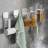 【YF】 3pcs Multi-purpose Wall Organizer Hook Behind-door Key Cloth Hanger Bathroom Robe Towel Rack Kitchen Hardware Shelf