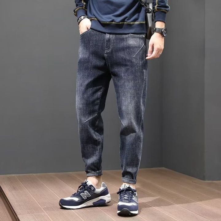 asrv-กางเกงยีนส์ชาย-กางเกงขายาว-ชาย-กางเกงยีนส์ผู้ชาย-jeans-for-men-กางเกงยีนส์ผู้ชาย-กางเกงขายาวเข้ารูปสบายๆยีนส์พรีเมี่ยมคร็อปแพนท์