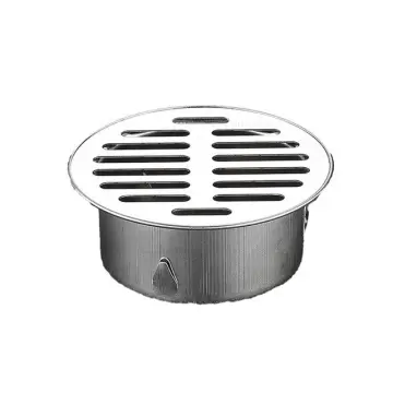 Stainless Steel Bathroom Drain Cover Hair Catcher Balcony Drainage Stopper  Plug Garden Outdoor Roof Anti-blocking Floor Strainer