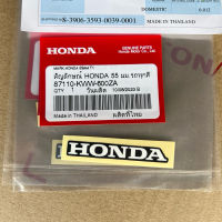 สติกเกอร์ เครื่องหมาย HONDA 55มม. สำหรับ เวฟ110i ทุกสี ?แท้ศูนย์