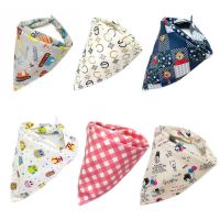 Baby Bibs Infant Cotton Bib Newborn Colorful Triangle Scarf Feeding Saliva Towel Bandana Burp Cloth Boys Girls Shower Gift