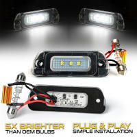 2Pcs Error Free LED License Plate Light Number Lamp For Benz W164 X164 W251 R GL ML 350 320 500 450 550 350 280 63 AMG