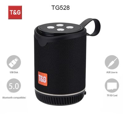 Bluetooth Speaker TG528 Mini Portable Outdoor Wireless Loudspeaker Subwoofer Built in Microphone Support TF Card FM Radio MP3 Wireless and Bluetooth S