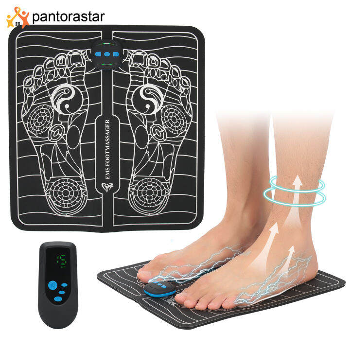 [pantorastar] EMS Foot Massager Electric Massage Pad Muscle Stimulator ...