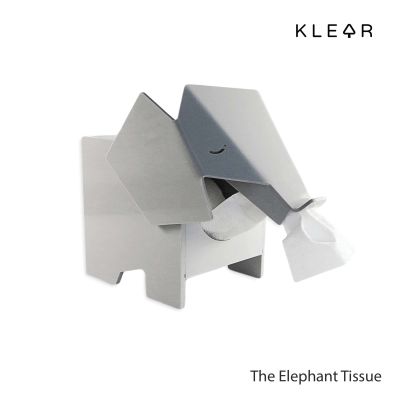 KlearObject The Elephant Tissue Roll holder ที่ใส่กระดาษทิชชู่ม้วน กล่องใส่ทิชชู่อะคริลิค รูปช้าง กล่องใส่กระดาษทิชชู่ ที่ใส่กระดาษม้วน กล่องใส่กระดาษ