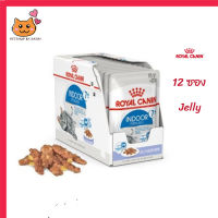 ?ส่งฟรี ส่งด่วนๆๆๆ[ยกกล่อง 12 ซอง] Royal Canin Indoor 7+ Pouch Jelly อาหารเปียกแมวสูงวัย เลี้ยงในบ้านและทำหมัน อายุ 7 ปีขึ้นไป จัดส่งฟรี ✨