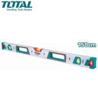 TOTAL ระดับน้ำอลูมิเนียม 150 ซม. แบบมีแม่เหล็ก รุ่น TMT21505M ( Spirit Level with powerful magnets )