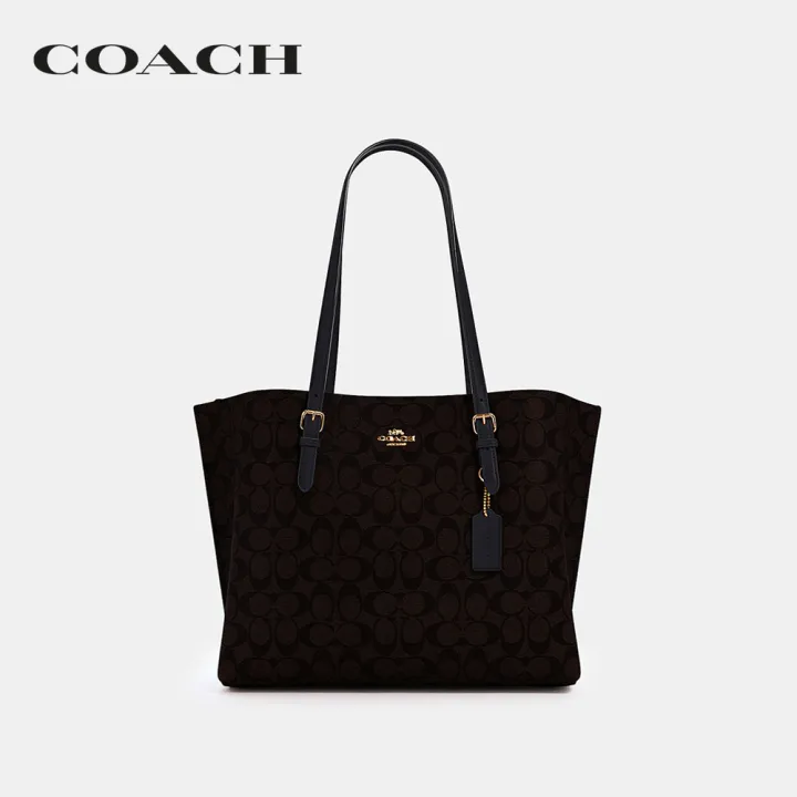 coach-กระเป๋าทรงสี่เหลี่ยมผู้หญิงรุ่น-mollie-tote-in-signature-canvas-สีน้ำตาล-1665-imaa8