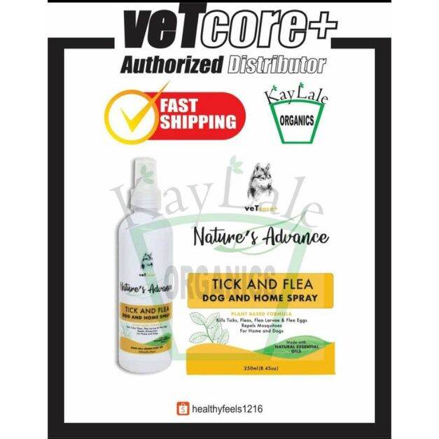 immediate shipping Vetcore+ Nature's Advance Tick and Flea Dog and Home