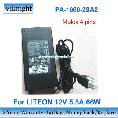 5.5A 12V 66W Liteon ของแท้อะแดปเตอร์ AC PA-1660-2SA2 341-100346-01 Charger Laptop สำหรับ Cisco Power Supply Molex 4พินรับประกันสองปี