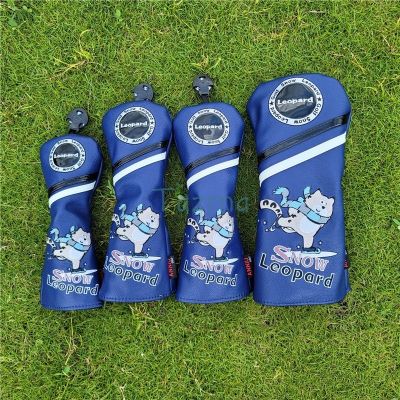 Snow Leopard Golf Club Driver Fairway Woods Hybrid Ut Headcover Sports Golf Club Accessories Equipment