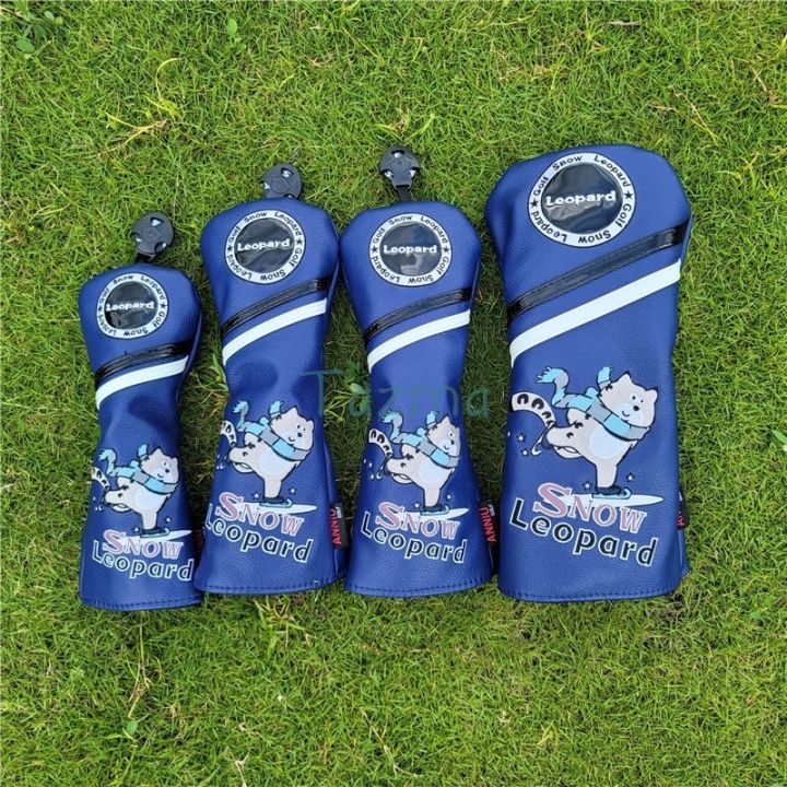 snow-leopard-golf-club-driver-fairway-woods-hybrid-ut-headcover-sports-golf-club-accessories-equipment