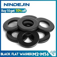 1/100pcs Plain Flat Washer M2 M2.5 M3 M4 M5 M6 M8 M10 M12 M14 M16 M18 M20 M22 M27 M30 M33 M36 Carbon Steel Washers Gaskets