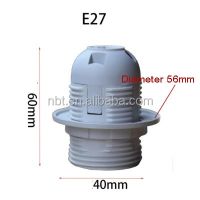 ‘；【=- White Black 4A Half Tooth Screw E27 Lamp Holder Energy Save Chandelier Led Bulb Head Socket Fitting Vintage Light Base 250V E26