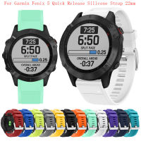 สายซิลิโคน 22มม Garmin Fenix 7 5 5S Plus 6 PRO GPS Forerunner 935 945 สมาร์ทนาฬิกาข้อมือปล่อยอย่างรวดเร็ว