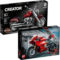 [LEGO] Assemble le high-tech machinery group Harley ducati V4R BMW motorcycle sports car racing educational building blocks male