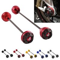 Motorcycle CNC Front Rear Wheel Axle Fork Crash Sliders Guard Falling Protector Kit For BMW S1000RR S1000R HP4 2009-2016