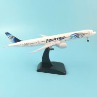 [20CM] โมเดลเครื่องบิน Egypr 777 (Air Craft Metal Model)  มีล้อ และขาตั้งโชว์ - ของขวัญ ของสะสม ของตั้งโชว์