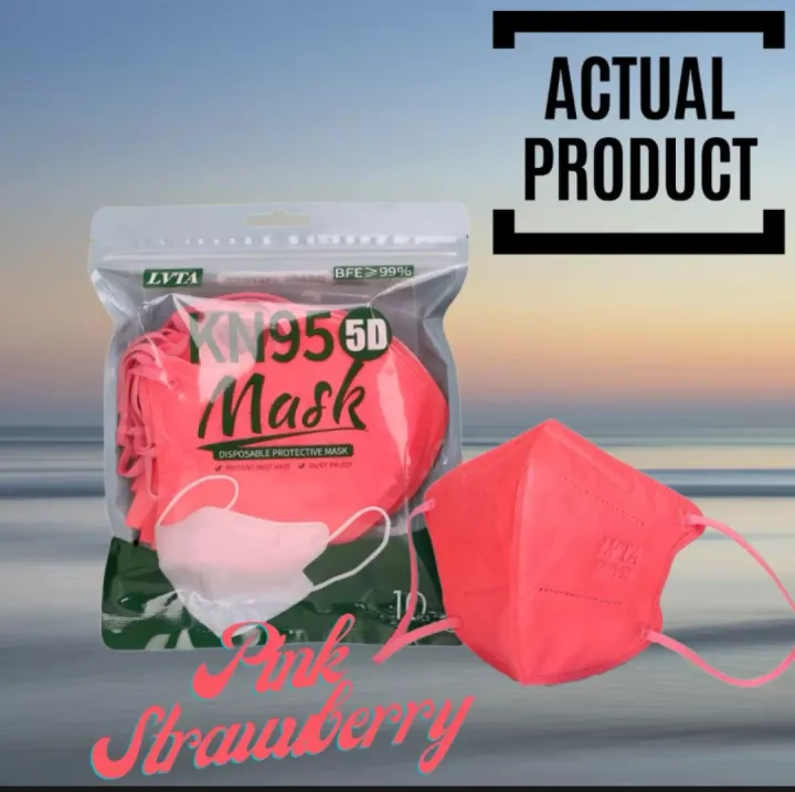 KN95 5D (10pcs/pack) Face Mask Lazada PH