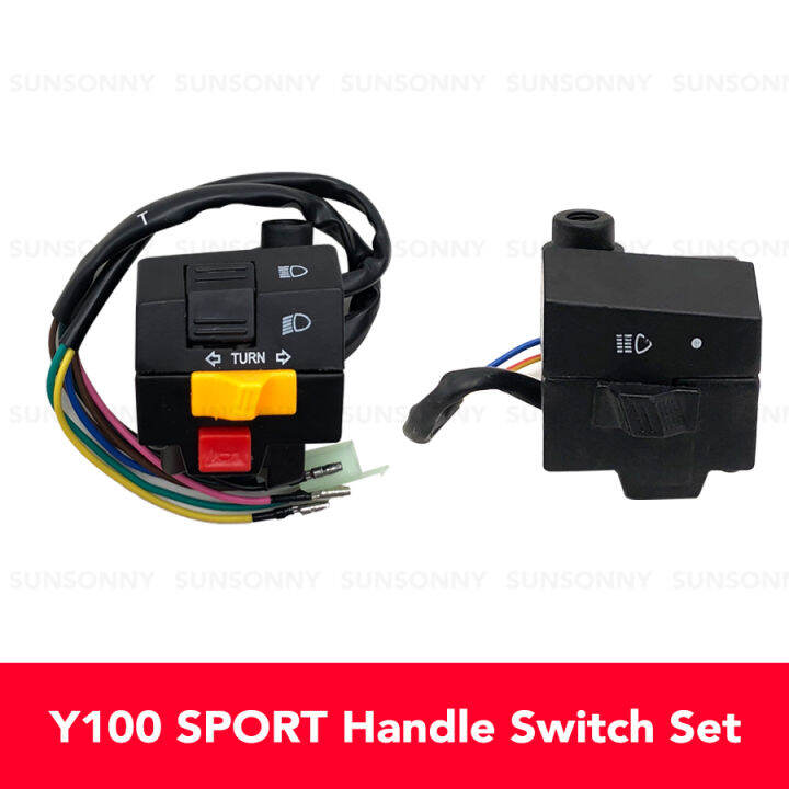 YAMAHA Y100 SPORT100 SPORT Handle Switch Hand Suis Set Horn Signal