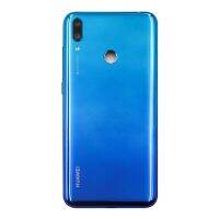 ประตูหลังฝาหลังปิดโทรศัพท์พลาสติกสำหรับ Huawei Y7 Prime 2019ขนาด6.26นิ้วพร้อม Y7เลนส์กล้องถ่ายรูป2019ตัวเรือนด้านหลังอะไหล่ทดแทน LHG3764