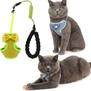 DFSID Đồ Dùng Cho Thú Cưng Chó Nhỏ Cún Con Dây Đai Thắt Nơ Lưới Áo Vest
