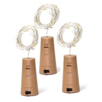 ❈❉ Battery powered 1M/ 2M cork wine bottle light DIY LED string light birthday party wine bottle stopper light strip Decor home